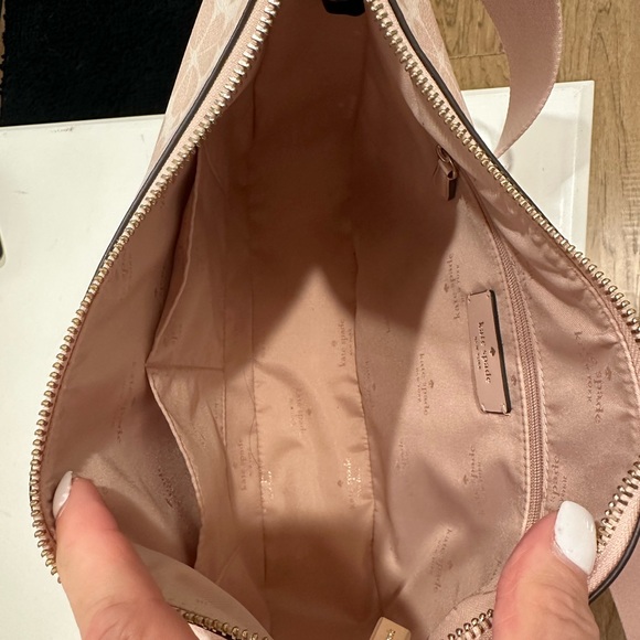 Kate Spade Pink and Cream Heart Crossbody Bag - Picture 10 of 10